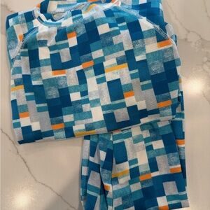 Kids Geometric long underwear - 2 pairs